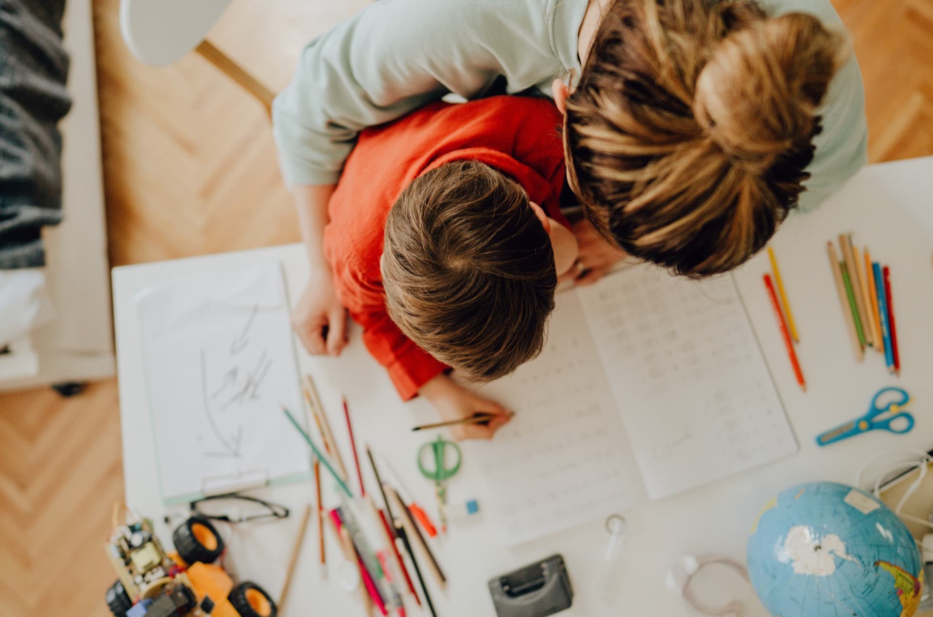 Reading time outdoors