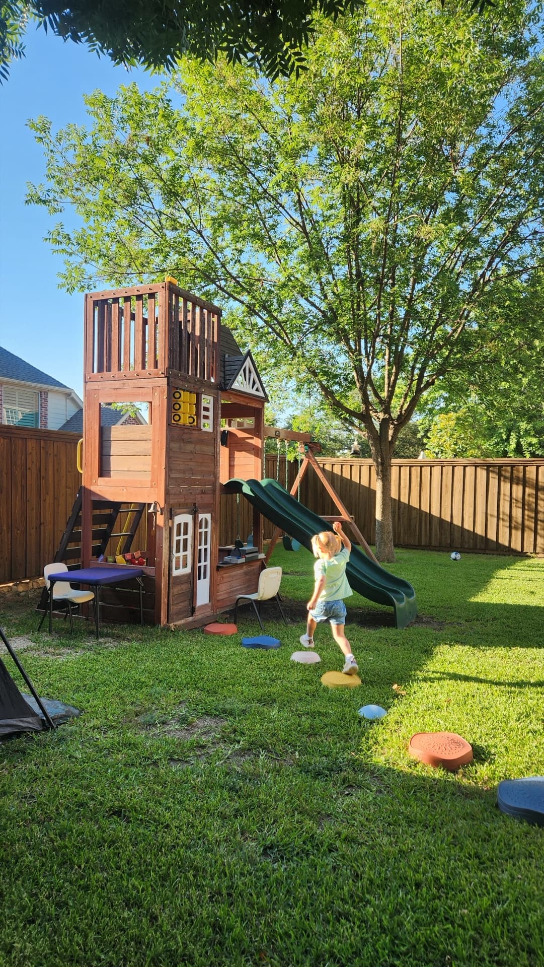 Children having fun outside